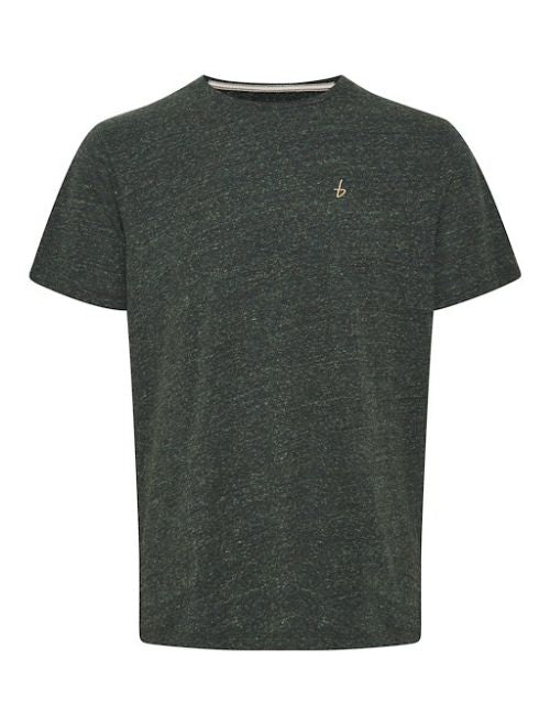 Burn Out Pattern T-Shirt - Green