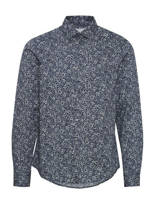 Mens Limited Edition Bold Floral Print Long Sleeve Shirt