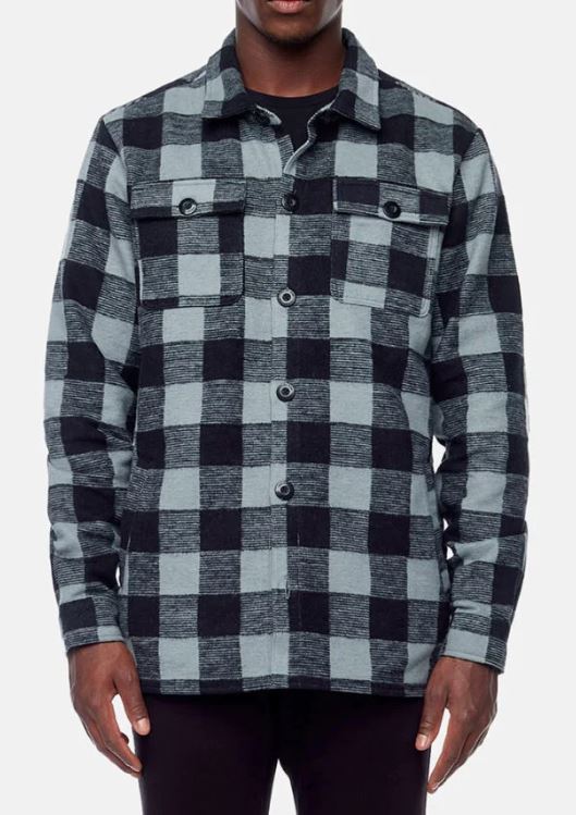 Large Check Flannel Overshirt
