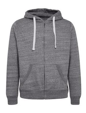 Plain gray zip sales up hoodie