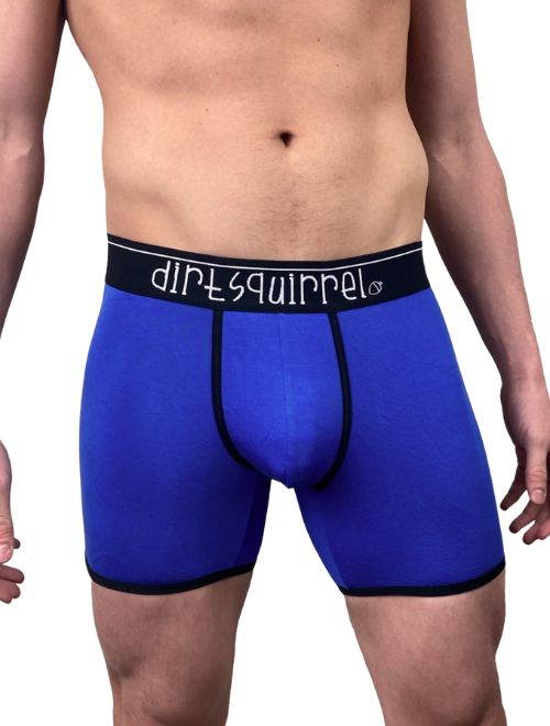Underwear For Men - Bamboo Adjustable Support Boxer Briefs - Royal Blue at