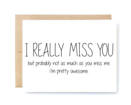 I Really Miss You Greeting Card