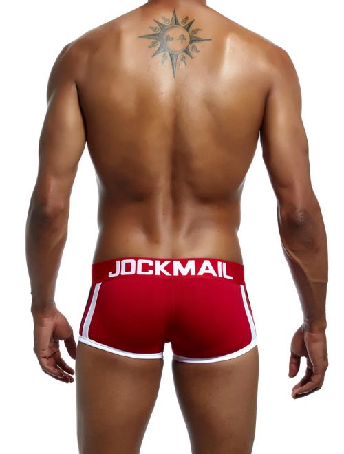 Racer Stripe Solid Colour Boxer - Red