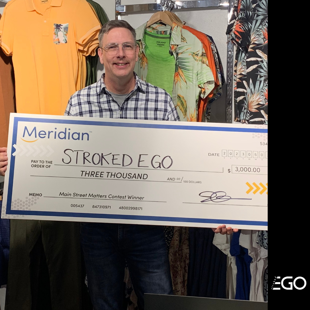 Stroked Ego Receives Meridian Small Business Award