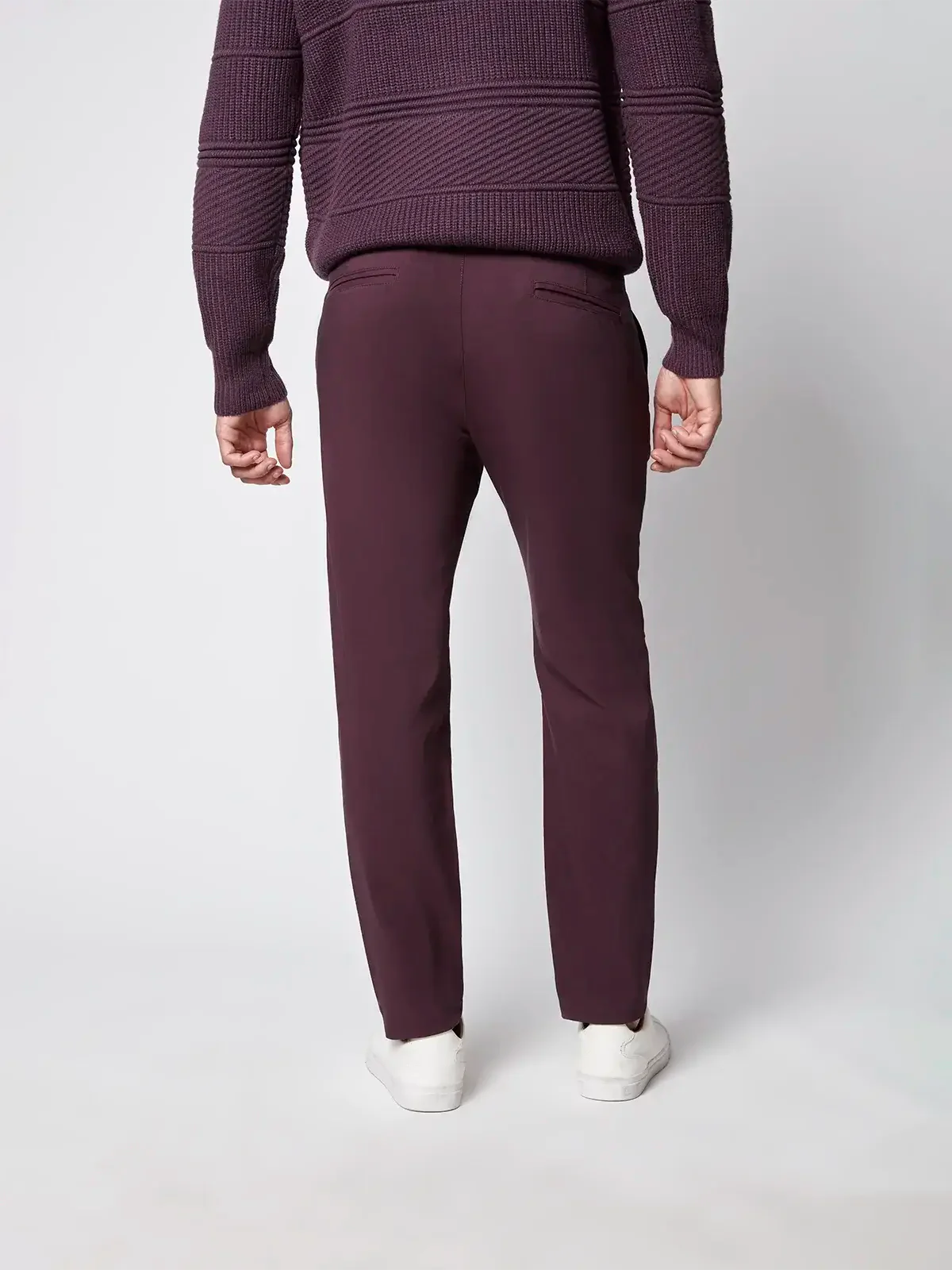 Relaxed Chino Pant - Plum