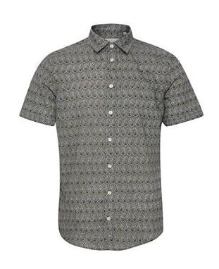 Paisley Short Sleeve Button Up Shirt