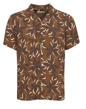 Ash Leaf Button Up - Toffee