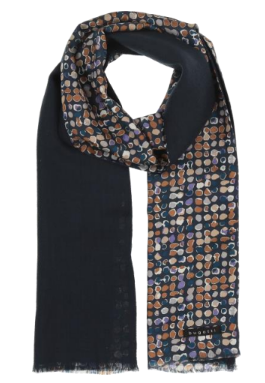 Double Face Dot Print Scarf