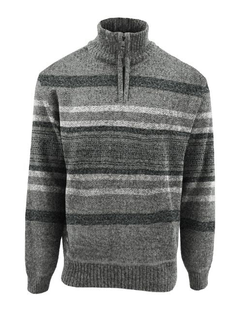 Textured Quarter Zip Sweater