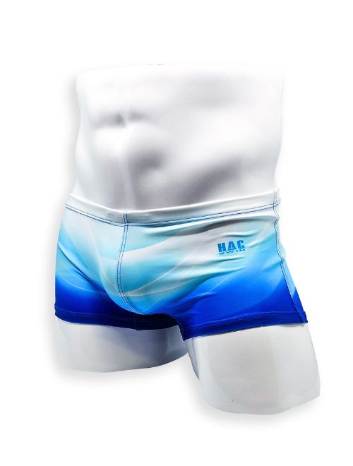 Box Cut Swim Trunk - Soft Wave