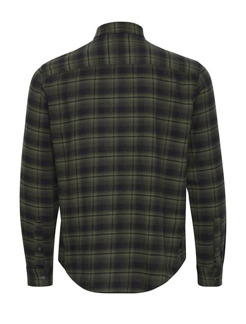 Check Long Sleeve Button Up - Cypress Green