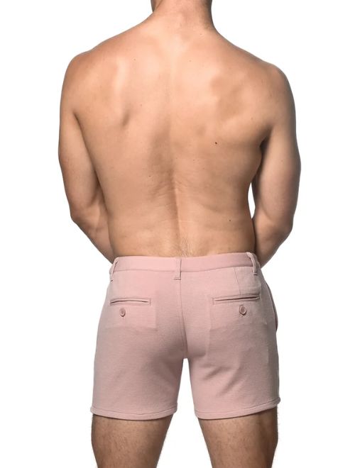 Stretch Chino Knit Short - Mauve