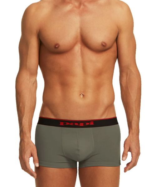 Cotton Stretch Solid Trunk - Charcoal