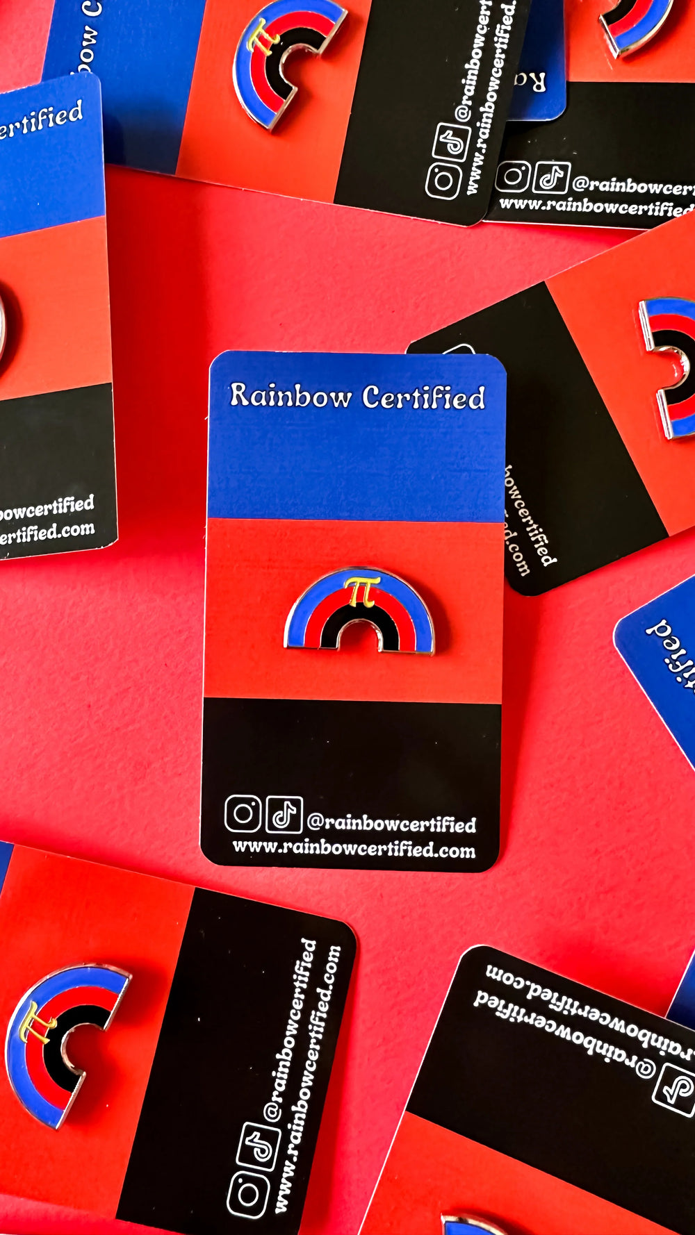 Poly Rainbow Pin