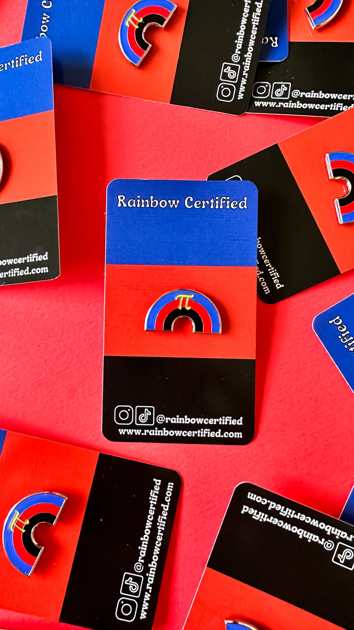 Poly Rainbow Pin