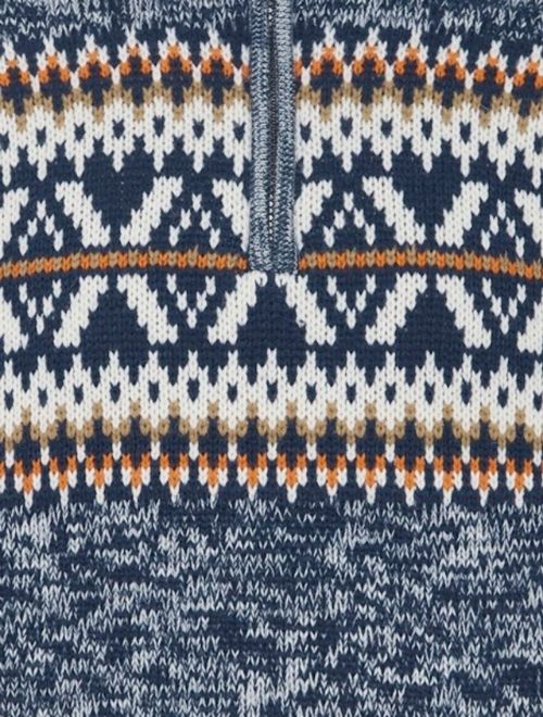 Nordic Quarter Zip Sweater