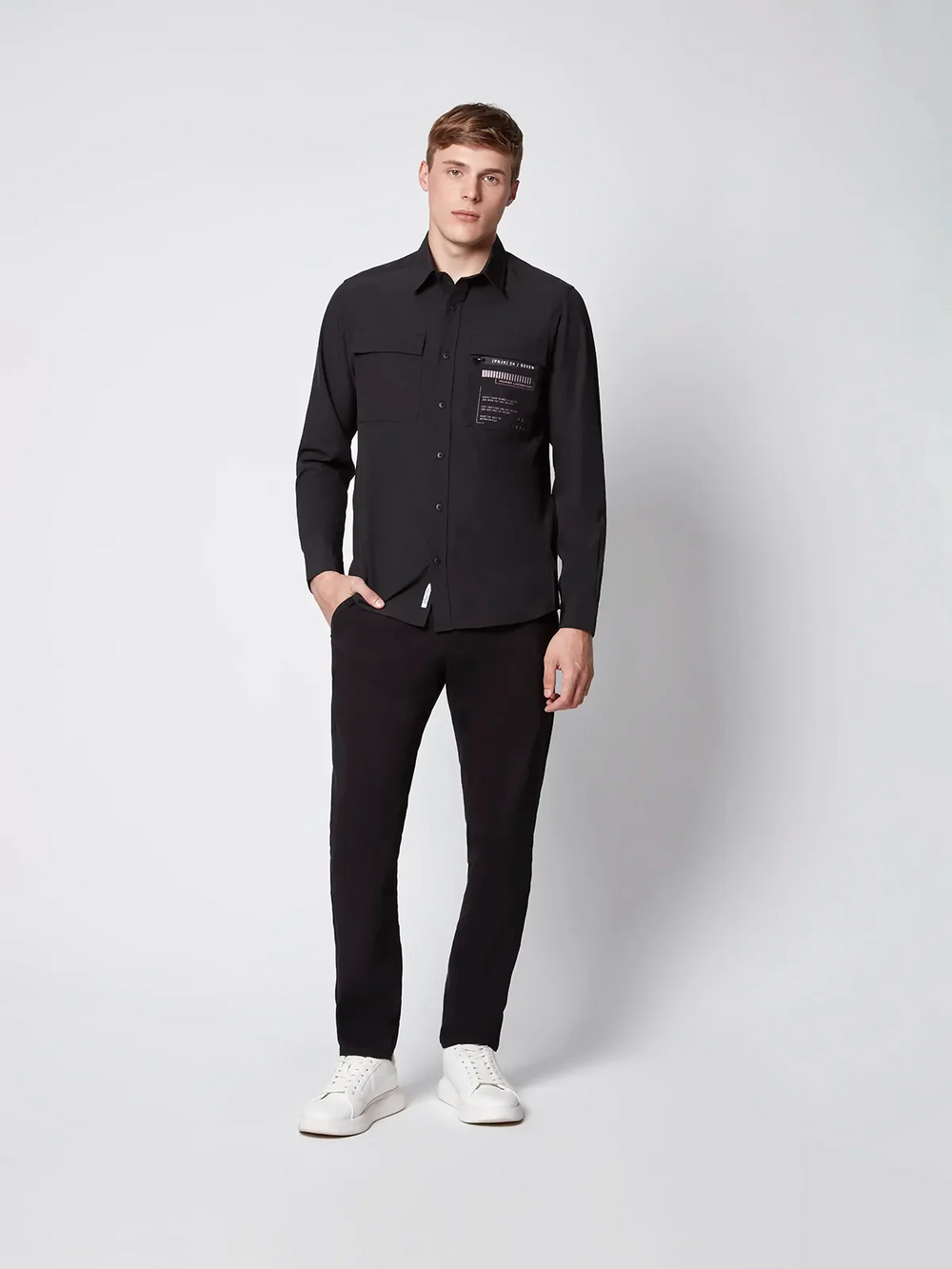 Relaxed Fit Chino - Black