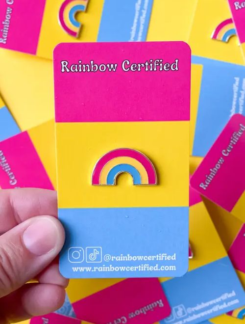 Pansexual Rainbow Pin