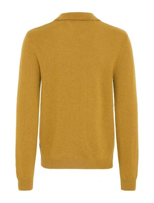 Knitted Polo - Gold