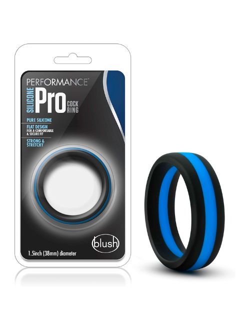 Silicone Go Pro C Ring - Black/Blue/Black