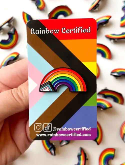 Progressive Pride Rainbow Pin