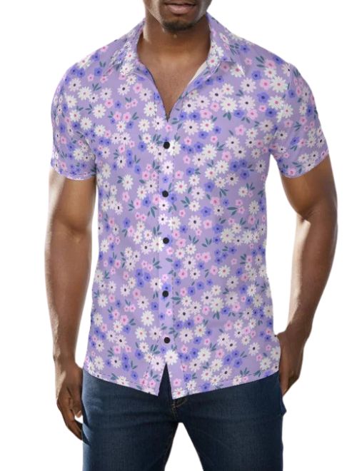 Purple Glory Button Up Shirt