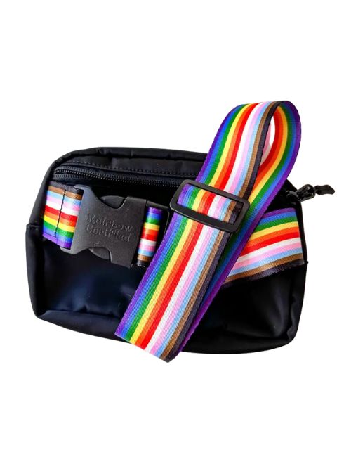 Rainbow Belt Bag - Black