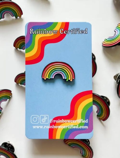 Enamel LGBTQIA+ Rainbow Pin