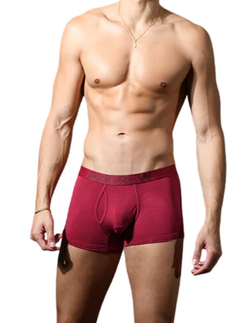 Solid Colour Modal Trunk - Burgundy