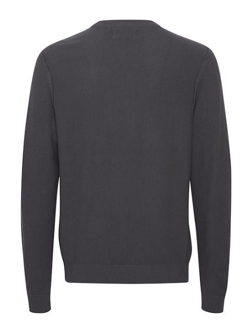 Solid Colour Pullover - Charcoal
