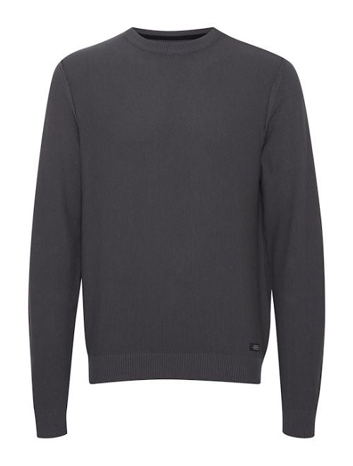 Solid Colour Pullover - Charcoal