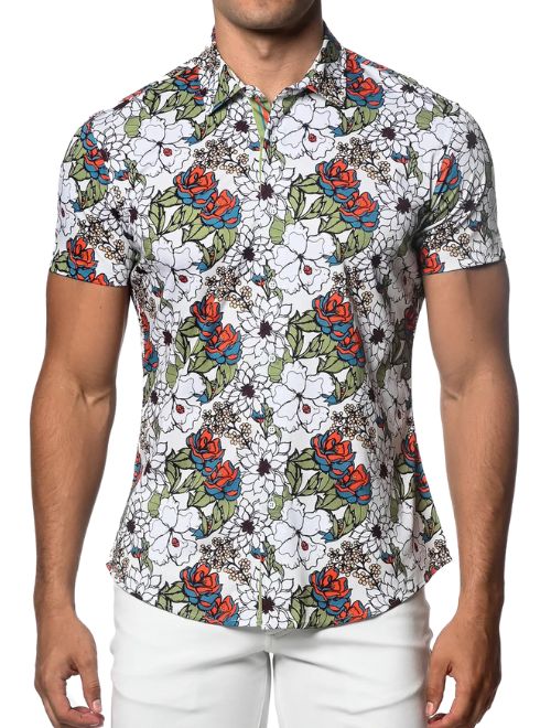 Flora Print Short Sleeve Shirt