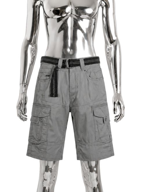 Capri Cargo Short w/ Belt - Grey
