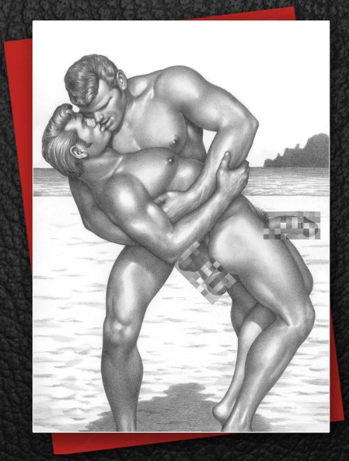 Tom of Finland Naked Kiss Greeting Card
