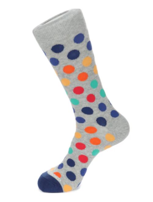 Polka Dot Crew Sock