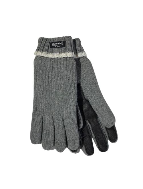 Thinsulate Gloves With Leather Palm