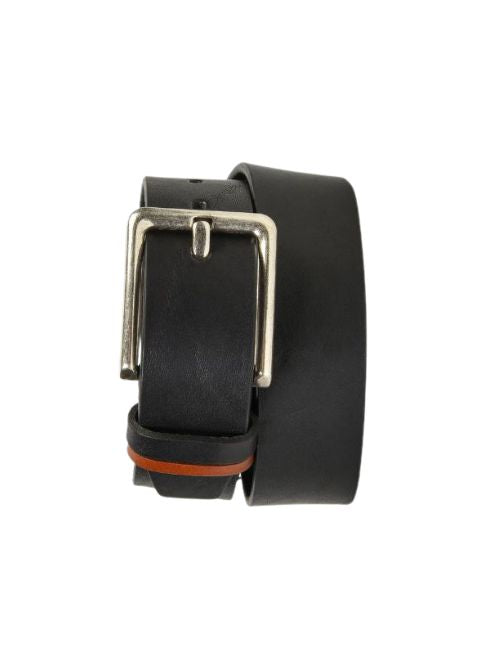 Two Colour Leather Dress Belt