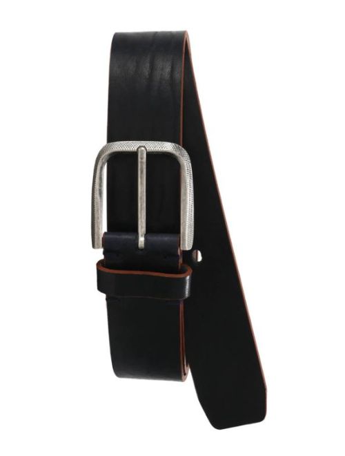 Trimmed Leather Casual Belt