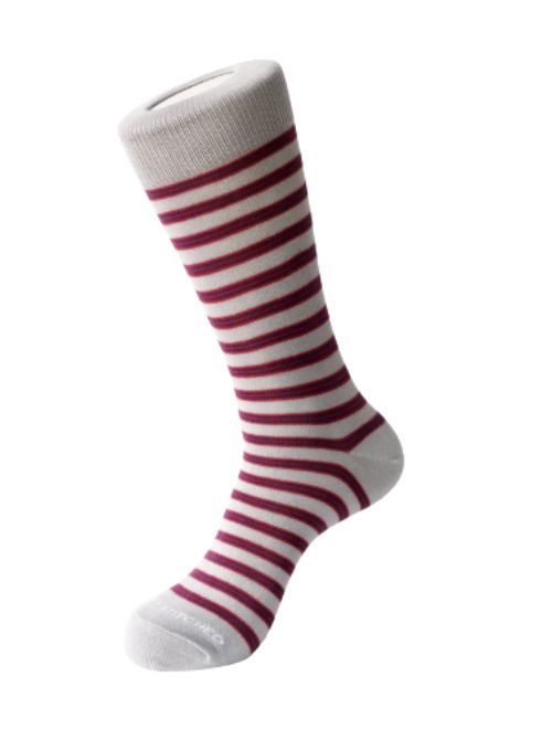 Golf Stripe Socks - White