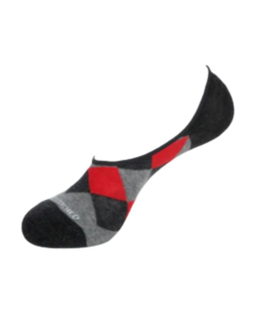 Red Diamond Socks - No Show