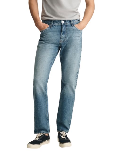 Zach Straight Leg - Classic Blue