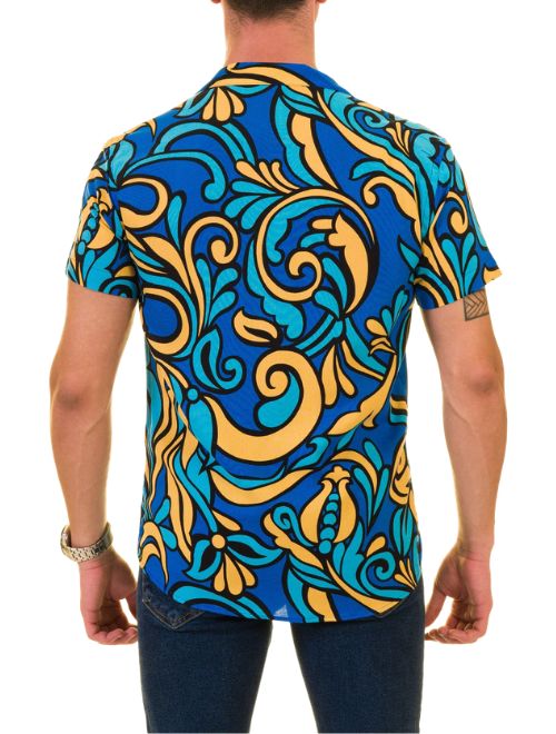 Baroque Print Button Up Shirt