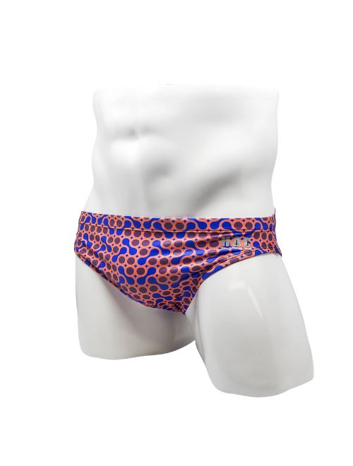 Flat Front Swim Brief - Sunmor Orange