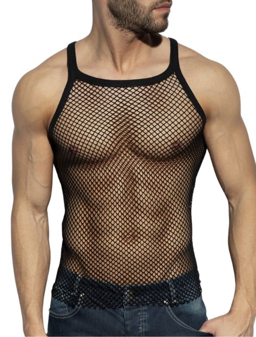 Net Strap Tank Top