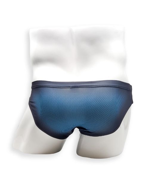Blue Ballistic Flat Front Swim Brief