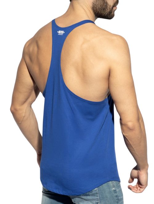 Fitness Plain Tank - Blue