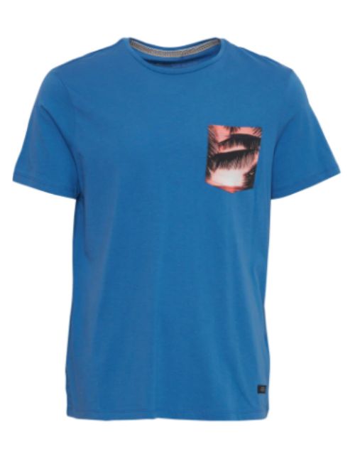 Palm Pocket T-Shirt - Blue