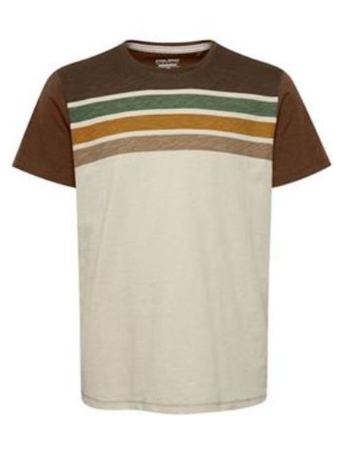 Retro Stripe T-Shirt - Brown