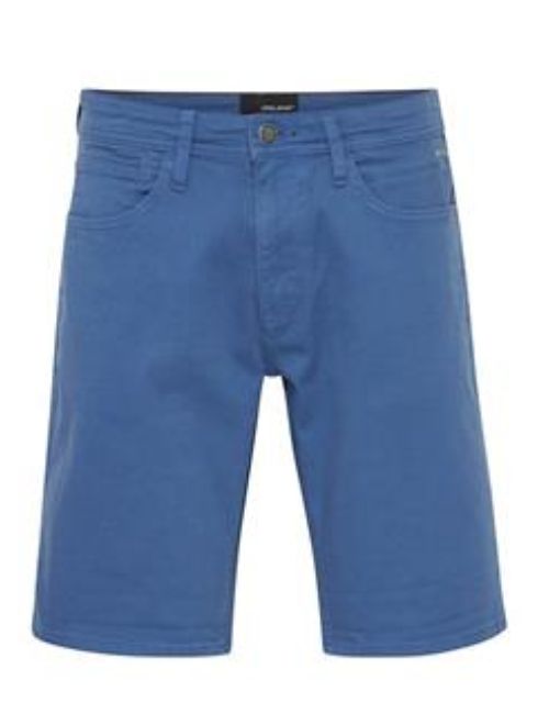 Denim Twister Fit Stretch Shorts - Mid Blue