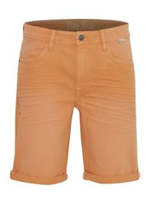 Regular Fit Denim Shorts - Orange